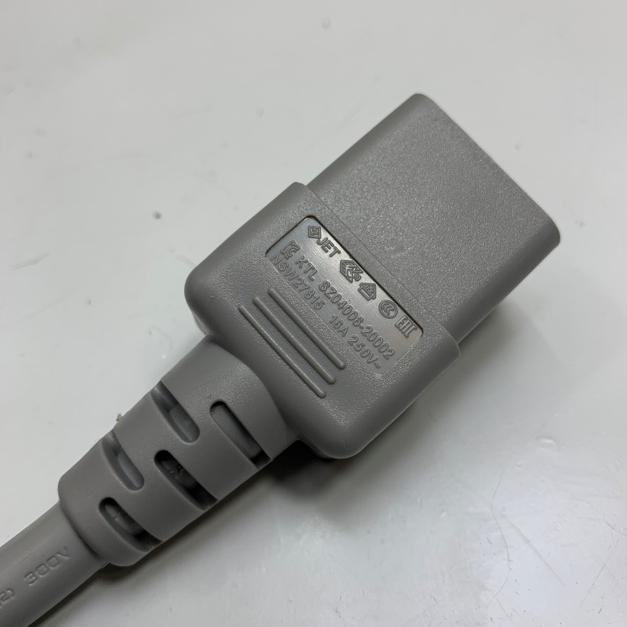 Dây Nguồn Máy Chủ Dài 1M 3.3ft Server Dell EMC Lian Dung AC Power Cord Cable 038-004-808 Jumper Cord IEC C19 to C20 16A 250V 14AWG 3x2.08mm² 105°C UL CSA OD 9.5mm For Rack PDU UPS APC