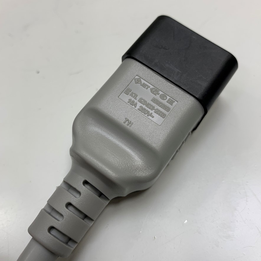 Dây Nguồn Máy Chủ Dài 1M 3.3ft Server Dell EMC Lian Dung AC Power Cord Cable 038-004-808 Jumper Cord IEC C19 to C20 16A 250V 14AWG 3x2.08mm² 105°C UL CSA OD 9.5mm For Rack PDU UPS APC