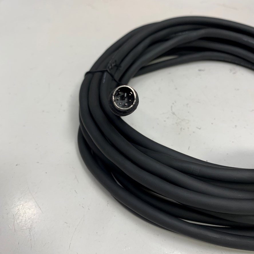 Cáp 7M 23ft Extended Cable Mini Din 6 Pin Male to Male Shielded PVC Black For Hệ Thống Hội Thảo Logitech Group Video Conferencing System Camera or Speakerphone