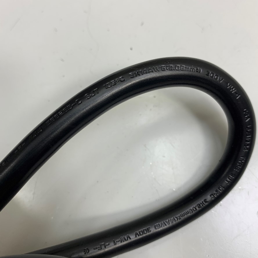 Dây Nguồn Máy Chủ Dài 1M 3.3ft Server Dell EMC Lian Dung AC Power Cord Cable 038-004-857 Jumper Cord IEC C20 to C13 16A 15A 250V 14AWG 3x2.08mm² 105°C UL CSA OD 9.5mm For Rack PDU UPS APC