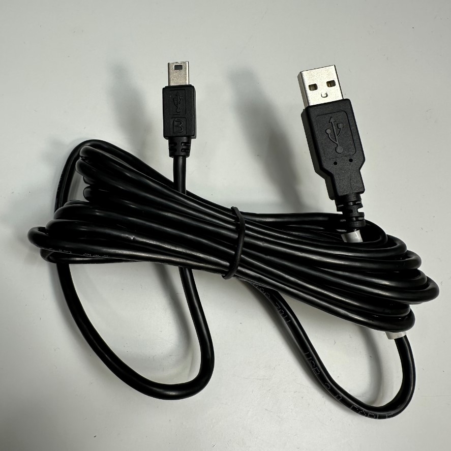 Cáp 3M 10ft OEM Thay Thế Yaskawa UWR01258 Cable Shielded USB 2.0 Type A Male to Mini USB B 5 Pin Male For Yaskawa Drives with PC Computer Communication