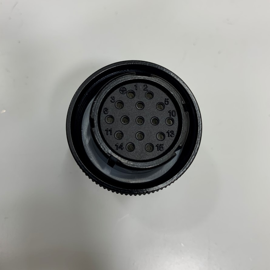 Đầu Jack YD28-15 15 Pin Female Circular Connector Plastic For Servo Motor Encoder, Robot, FANUC Connector in China