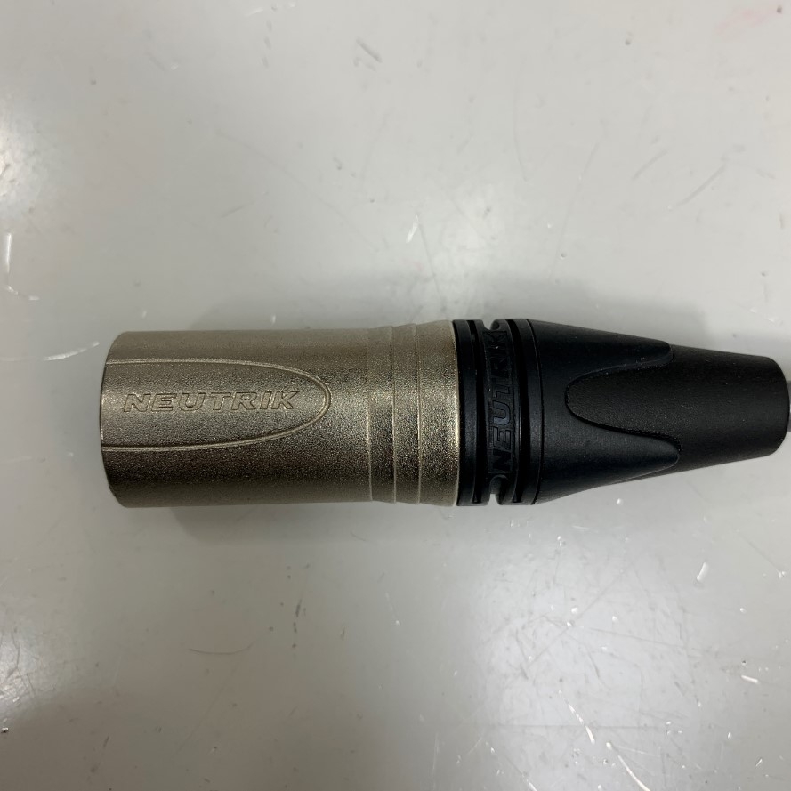 Đầu Jack NEUTRIK Connector NC4FX XLR 4 Pin Male For Medical Hospital, Microphone