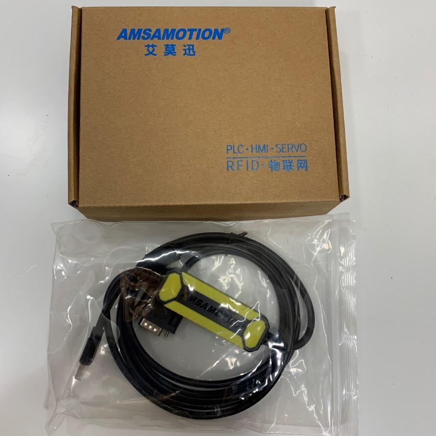 Cáp AMSAMOTION USB-PPI USB to RS485 Adapter Programming Cable Download For Siemens S7-200 Series PLC CPU226