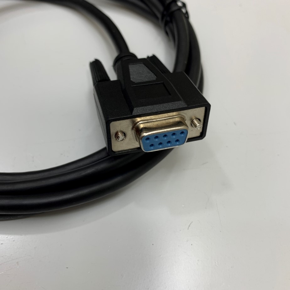 Cáp KR-LK3 RS-232C Cable Interlink Connection Cross 17Ft Dài 5M Shielded Conversion Type DB9 Female to Female For DOS/Windows Personal Computer and Transferring Data