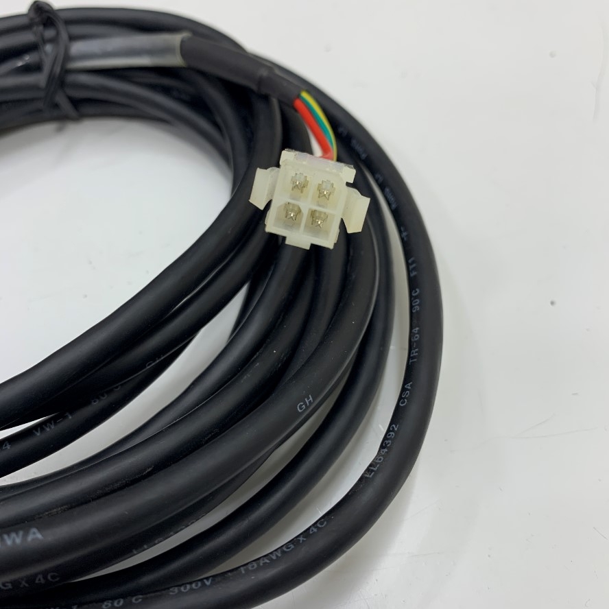 Cáp Original AEX-PWS1CBL5M-A1-L SHIN HWA Dài 5M 17ft Cable E97577 18AWGX4C LL87299 80°C 300V