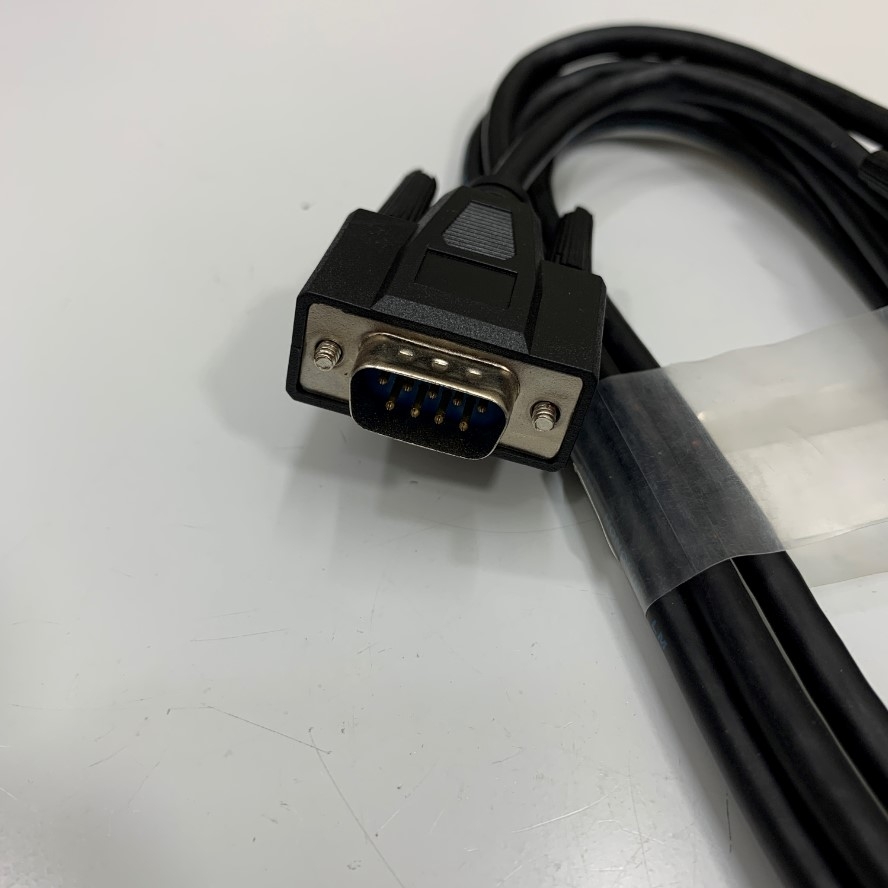 Cáp RS-232C Serial DB9 Male to Male Dài 1.8M 6ft Shielded Cable For Cân Điện Tử CAS XE-600HR, CAS XE Series Industrial Weiching Machine and Thermal Receipt Pinter POS-5870 Interface RS232