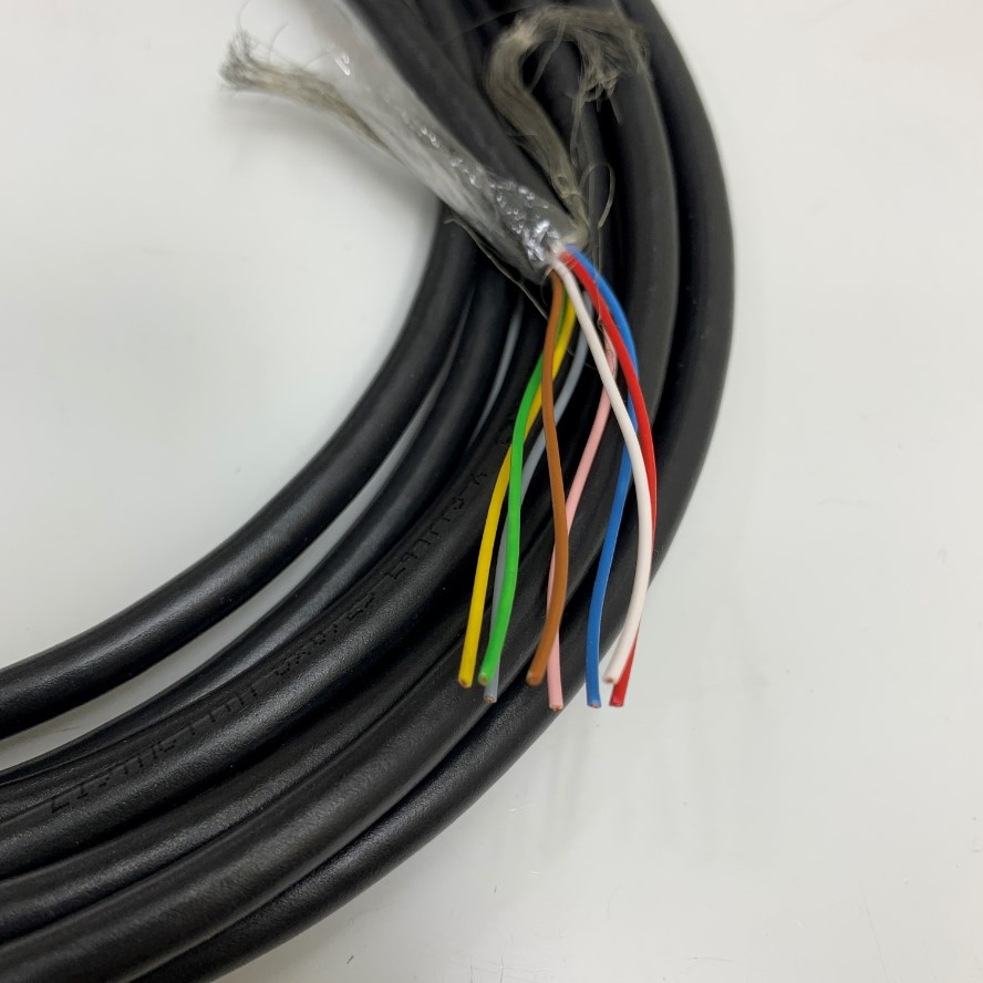 Cáp 5M 17ft LEUZE 50135128 KD S-M12-8A-P1-050 Cable M12 A-Code 8 Pin Female to 8 Core Open End For Eltra Trade Sensor/Actuator Connector