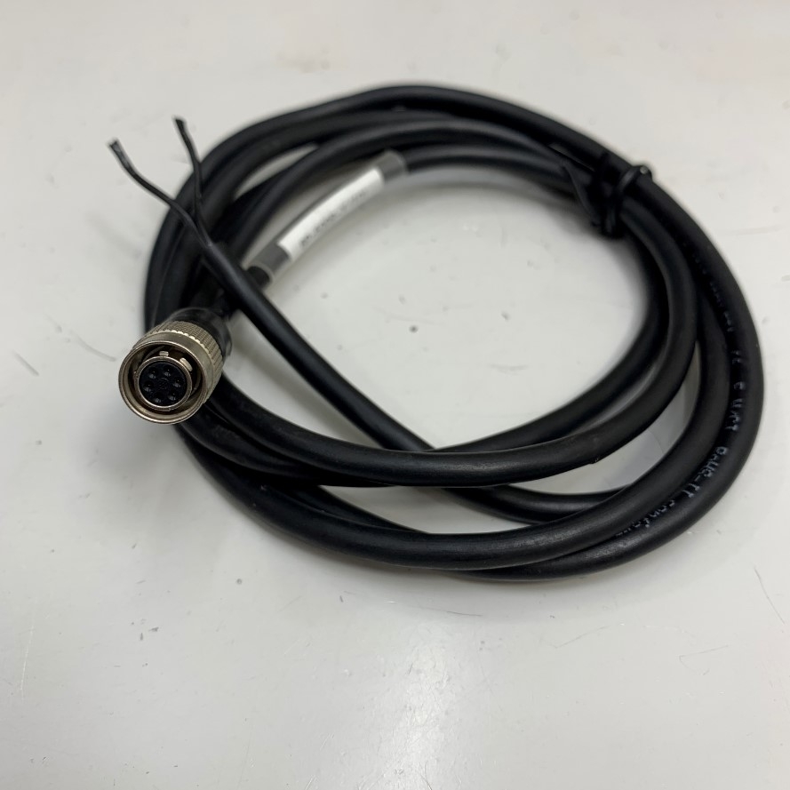 Cáp 1.6M Power Cable Connector Hirose HR10A-7P-6P(73) 6 Pin Female to 2 Core For Basler AVT GigE Sony CCD Industrial Camera Power Signal Cable