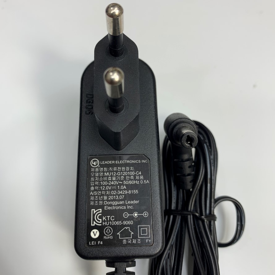 Adapter 12V 1A 12W LEI MU12-G2120100-C4 Connector Tip Size 5.5mm x 2.1mm For Cân Điện Tử Balance Scale Power Supply 12V