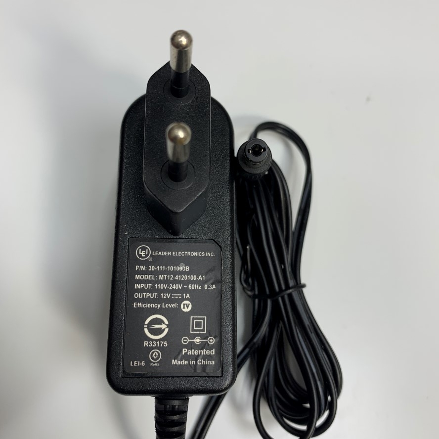 Adapter 12V 1A 12W LEI MT12-4120100-A1 Connector Tip Size 5.5mm x 2.1mm For Cân Điện Tử Balance Scale Power Supply 12V