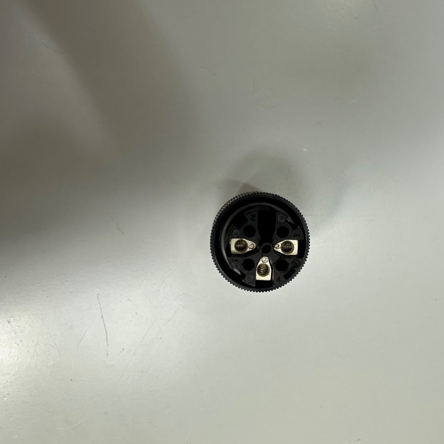 Đầu Jack TE CONNECTIVITY Connector M12 A-Coded 3 Pin Male Gold Plated Screw Terminal Straight For Industrial Sensor Cable M12 Connector Circular