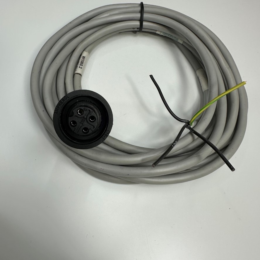 Cáp 4M 13ft W1060.2 Motor ARQ PC 1 X400-A120.1 Cable Connector Amphenol T3109 C16-1 4 Pin Female to 4 Core For Supply Power Servo Motors Cables