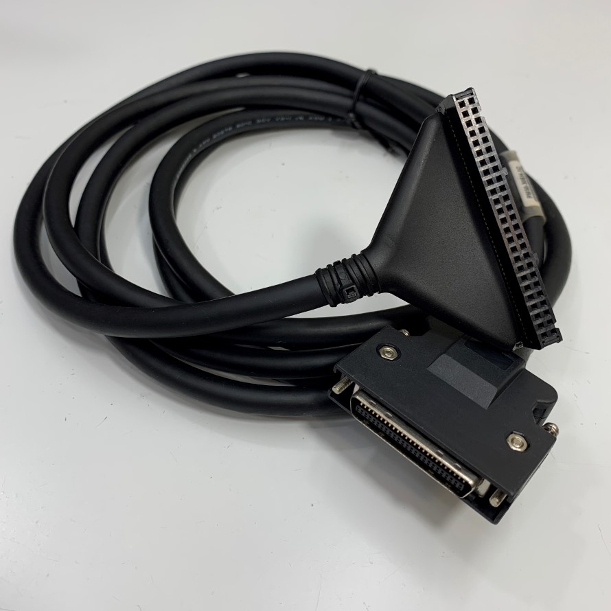 Cáp 3M 10ft MR-J2M-CN1TBL3M Cable SCSI I/O Signal MDR 50 Pin Male to 50 Pin IDC FC 2*25 Pitch 2.54mm For Mitsubishi Servo Drive Terminal PCB Breakout Board