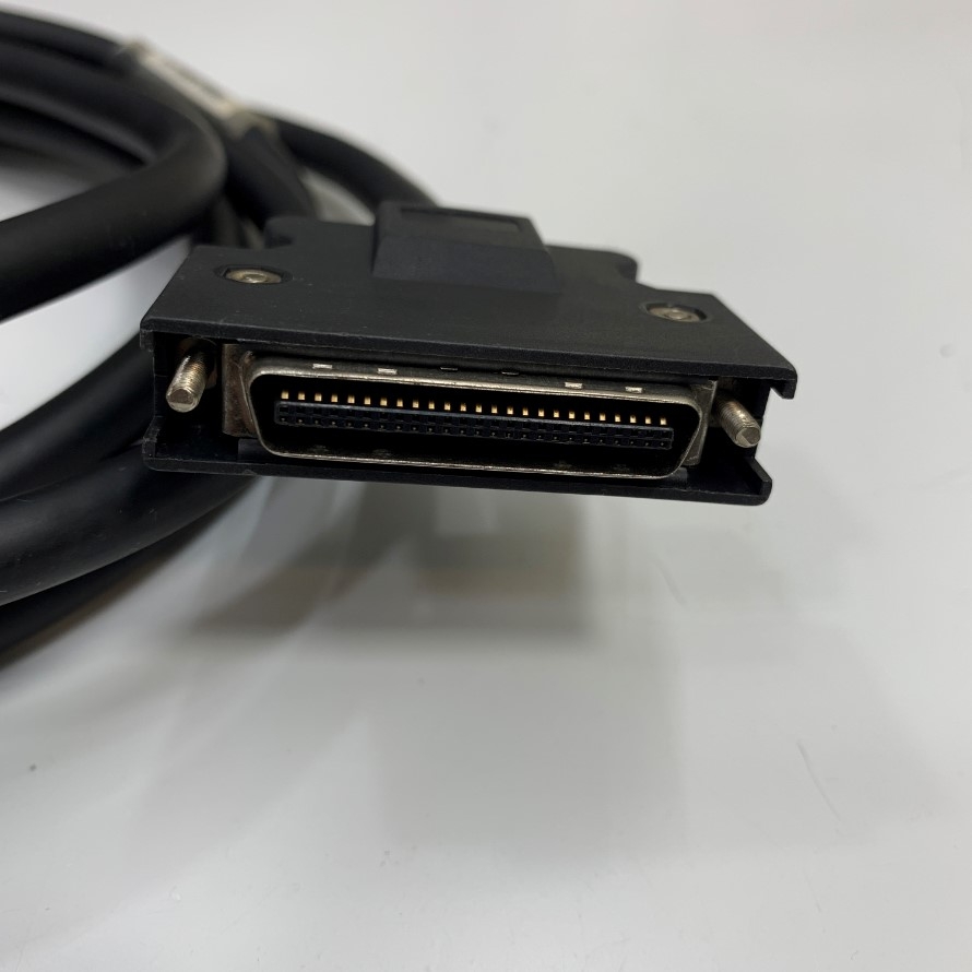 Cáp 3M 10ft MR-J2M-CN1TBL3M Cable SCSI I/O Signal MDR 50 Pin Male to 50 Pin IDC FC 2*25 Pitch 2.54mm For Mitsubishi Servo Drive Terminal PCB Breakout Board