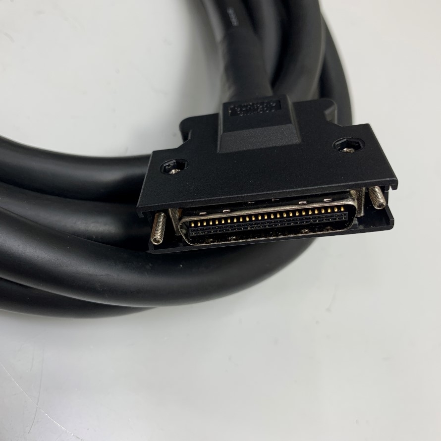 Cáp MR-J3CCN1CBL3M Dài 3M 10ft Connector Suntone SCSI MDR 50 Pin Male to 50 Core Bare Wire Open End Cable Hitachi 50 Core x 0.25mm² OD 13mm For Mitsubishi Servo CN1 Terminal with Control