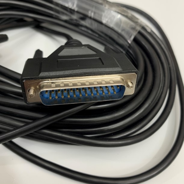 Cáp Điều Khiển Máy Tiện Thép Makino CNC FDNC1710 and FANUC 15S to Computer Null Cable RS232 DB9 Female to DB25 Male Length 10M