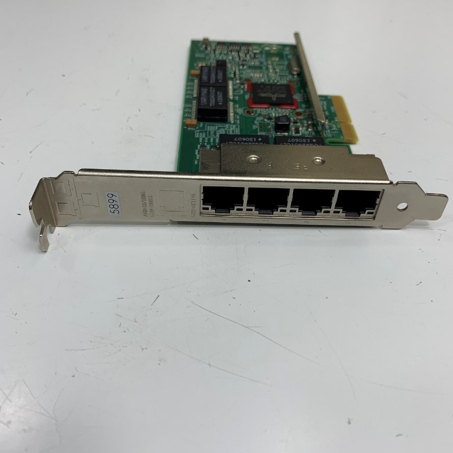Card Mạng Dell Broadcom BCM5719-4P Quad-Port RJ45 Ethernet Server Adapter PCI-E X4 Gigabit For Basler GigE Cameras, Industrial PC, Desktop Computer GigE Interface, Ethernet Server Adapter