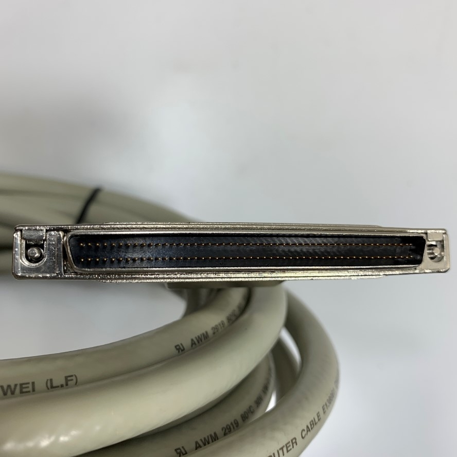 Cáp Original ADLINK ACL-102100-4 Round SCSI-II 100 Pin Male to Male Dài 4M 13.3ft Cable E138961 CHUAN WEL For ADLINK DIN-100S-01 Terminal Board and Servo Drive I/O Cable