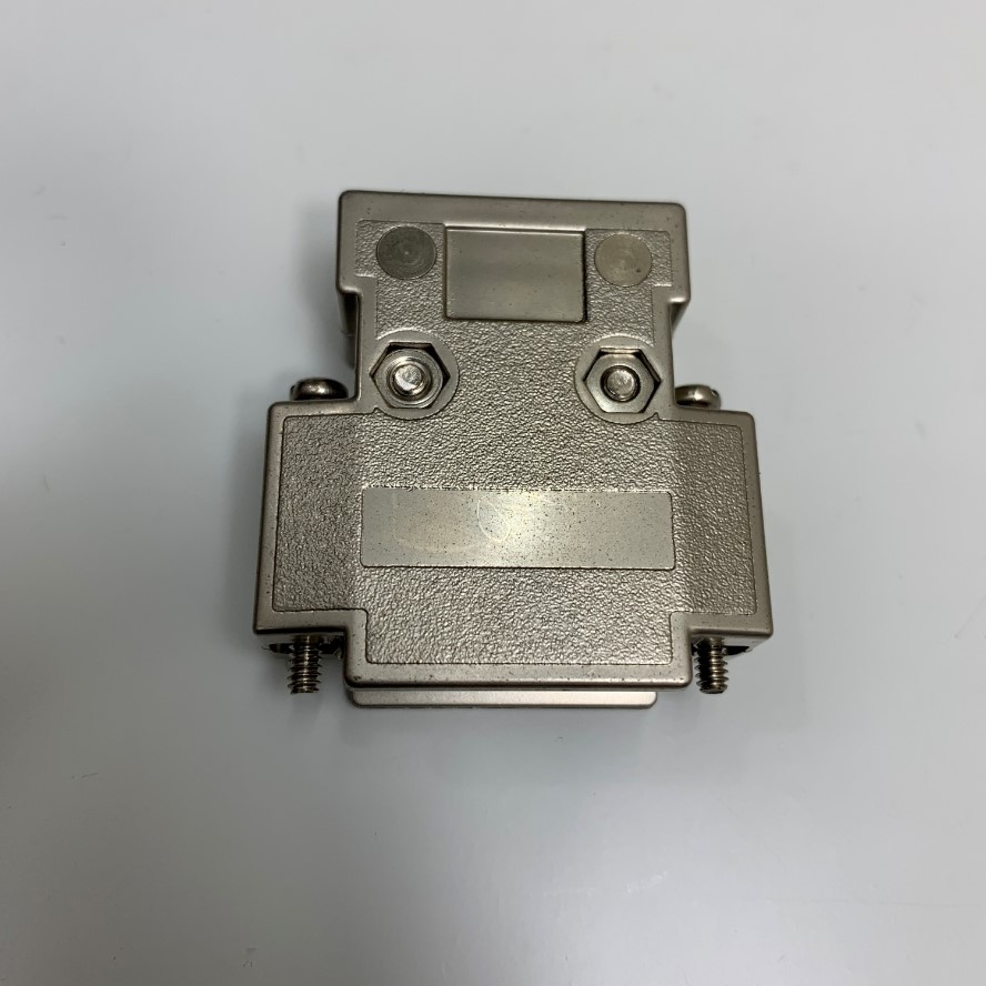 Vỏ Ốp Original Metal Shell Cover Housing Hood Colour Silver For D-Sub DB15 Pin 2 Row Series Connector Plug 15 Way Panel Mount