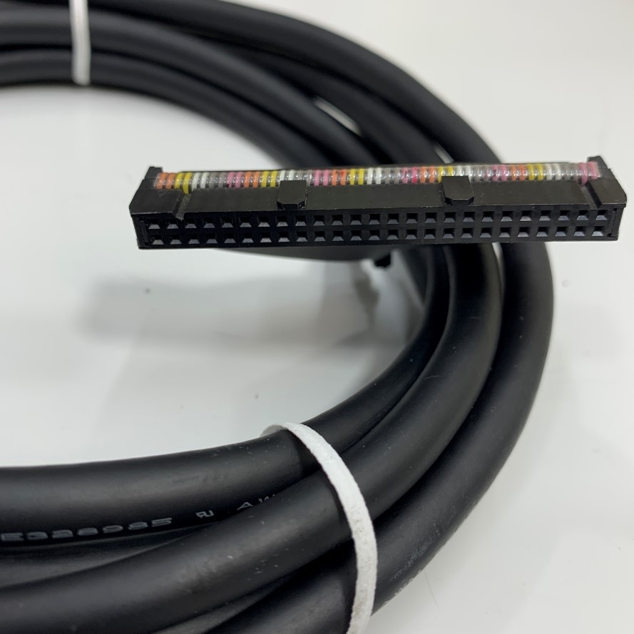 Cáp SIKELEC IOLINK SCSI IDC 50 Pin IDC FC 2*25 Pitch 2.54mm Round Ribbon Cable Dài 3M 10ft For Terminal Block Breakout Board Data Cable Fanuc CNC Machines, PLC Servo Control, Digital I/O Board