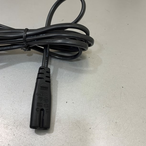 Dây Nguồn cắm PDU UPS I-SHENG AC Power Cord IEC 320 C14 to C7 250V 10A 2.5A 2x0.75mm² Length 2.4M