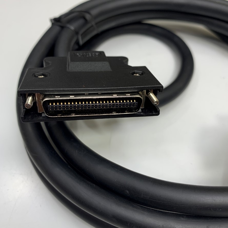 Cáp Điều Khiển Dài 3M 10ft SCSI MDR 50 Pin Male to Female Suntone With Screw Pitch 1.27mm Gold Plated Shielded Cable Extension For Servo Motor Driver Yaskawa Panasonic Mitsubishi Delta Control I/O Cable