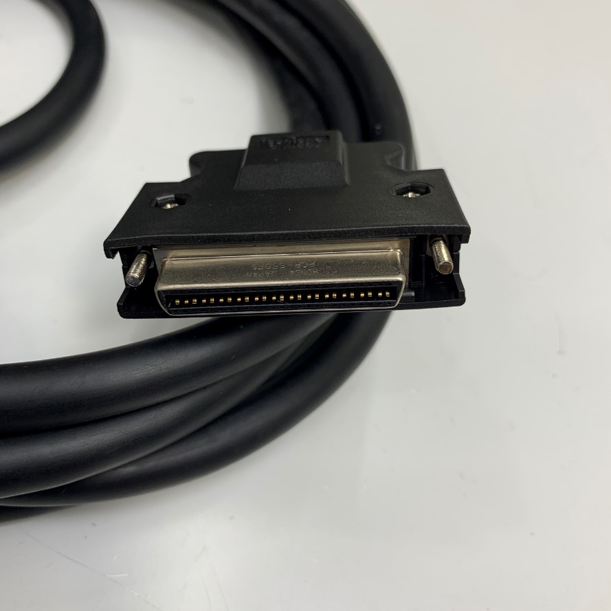 Cáp Điều Khiển Dài 3M 10ft SCSI MDR 50 Pin Male to Female Suntone With Screw Pitch 1.27mm Gold Plated Shielded Cable Extension For Servo Motor Driver Yaskawa Panasonic Mitsubishi Delta Control I/O Cable