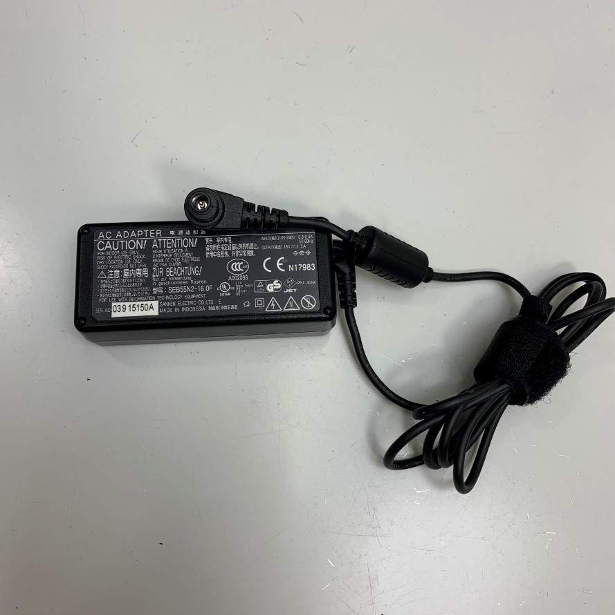 Adapter 16V 2.5A Fujitsu Connector Size 6.5mm x 4.4mm For Scanner Fujitsu ScanSnap iX1400 iX1600 SV600 iX500 iX-500