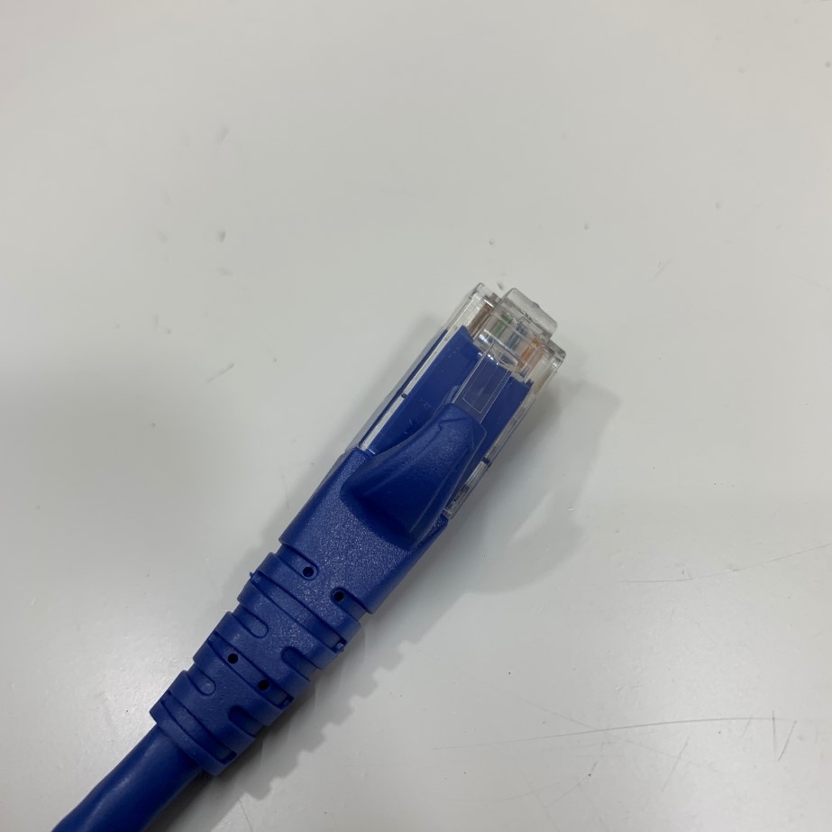 Dây Nhẩy Chuẩn Công Nhiệp PANDUIT NKU6PC1MBU UTP CAT6 Gigabit PVC 24AWG Industrial Ethernet RJ45 Network Patch Cord Straight Through Cable Blue Length 1M