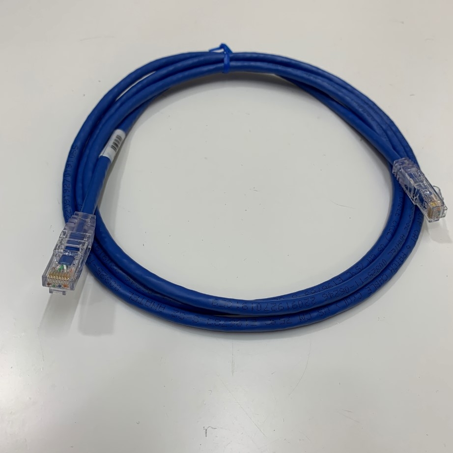 Dây Nhẩy Chuẩn Công Nhiệp PANDUIT NK6PC2MBUY UTP CAT6 Gigabit PVC 24AWG Industrial Ethernet RJ45 Network Patch Cord Straight Through Cable Blue Length 2M