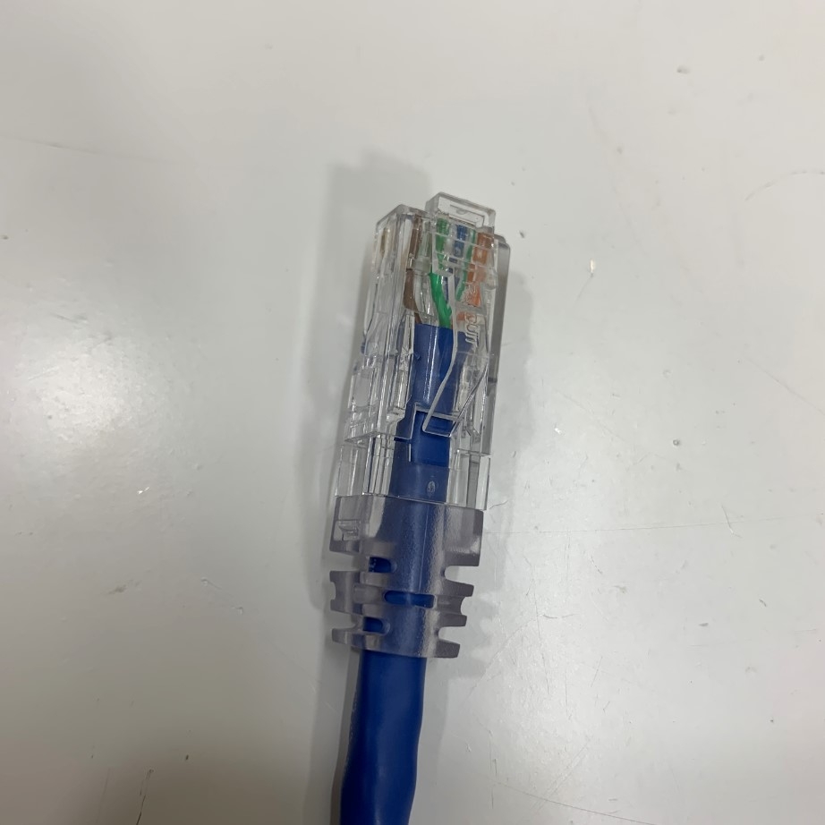 Dây Nhẩy Chuẩn Công Nhiệp PANDUIT NK6PC3MBUY UTP CAT6 Gigabit PVC 24AWG Industrial Ethernet RJ45 Network Patch Cord Straight Through Cable Blue Length 3M