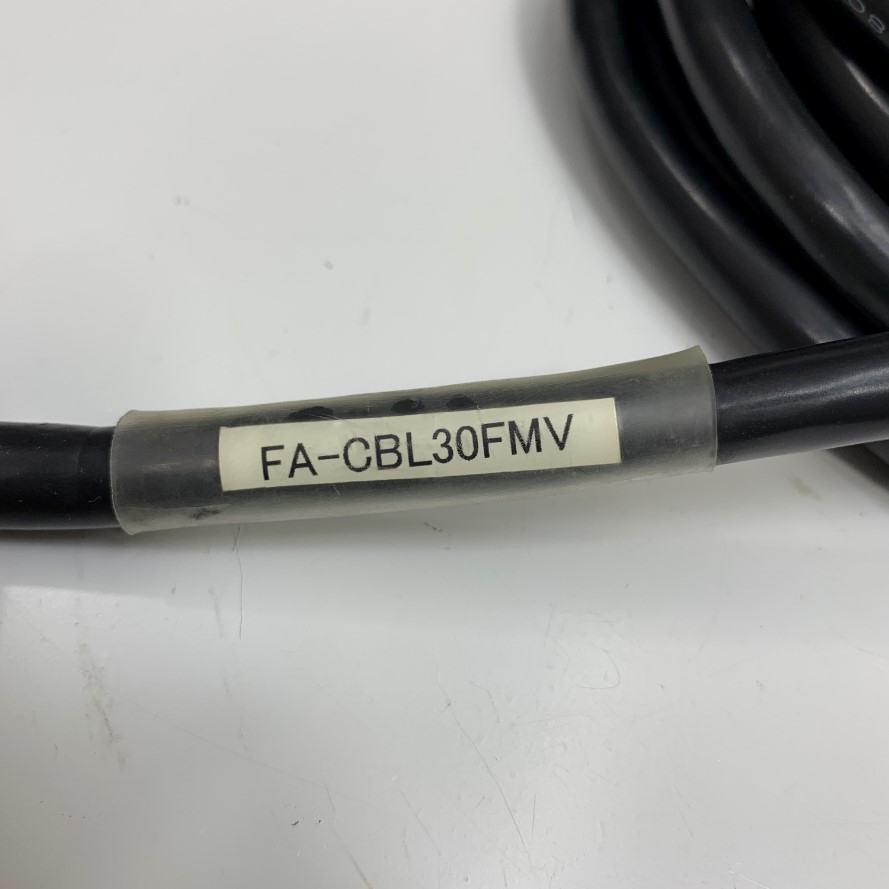 Cáp Original FA-CBL30FMV Dài 3M 10ft Mitsubishi Cable Socket Connector A6CON1 40 Pin Female to IDC 40 Pin Female Pitch 2.54mm For PLC Mitsubishi witch Interface Modular Terminal Block