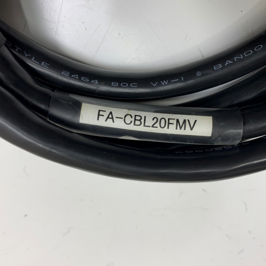Cáp Original FA-CBL20FMV Dài 2M 6.5ft Mitsubishi Cable Socket Connector A6CON1 40 Pin Female to IDC 40 Pin Female Pitch 2.54mm For PLC Mitsubishi witch Interface Modular Terminal Block