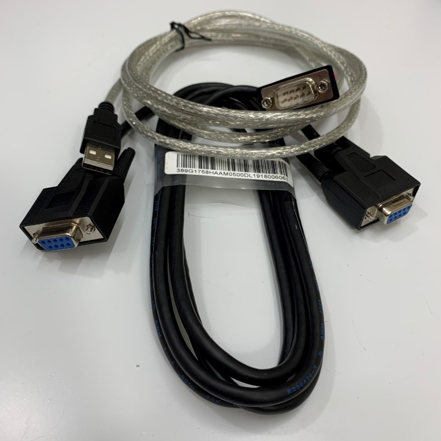 Combo FTDI Chip USB to RS232 Converter + RS-232C DB9 Female to Female Cross Cable 3.5M For Mitutoyo EH-101P, EH-102P, EH-102Z, EH-102S,EH-102D and Computer