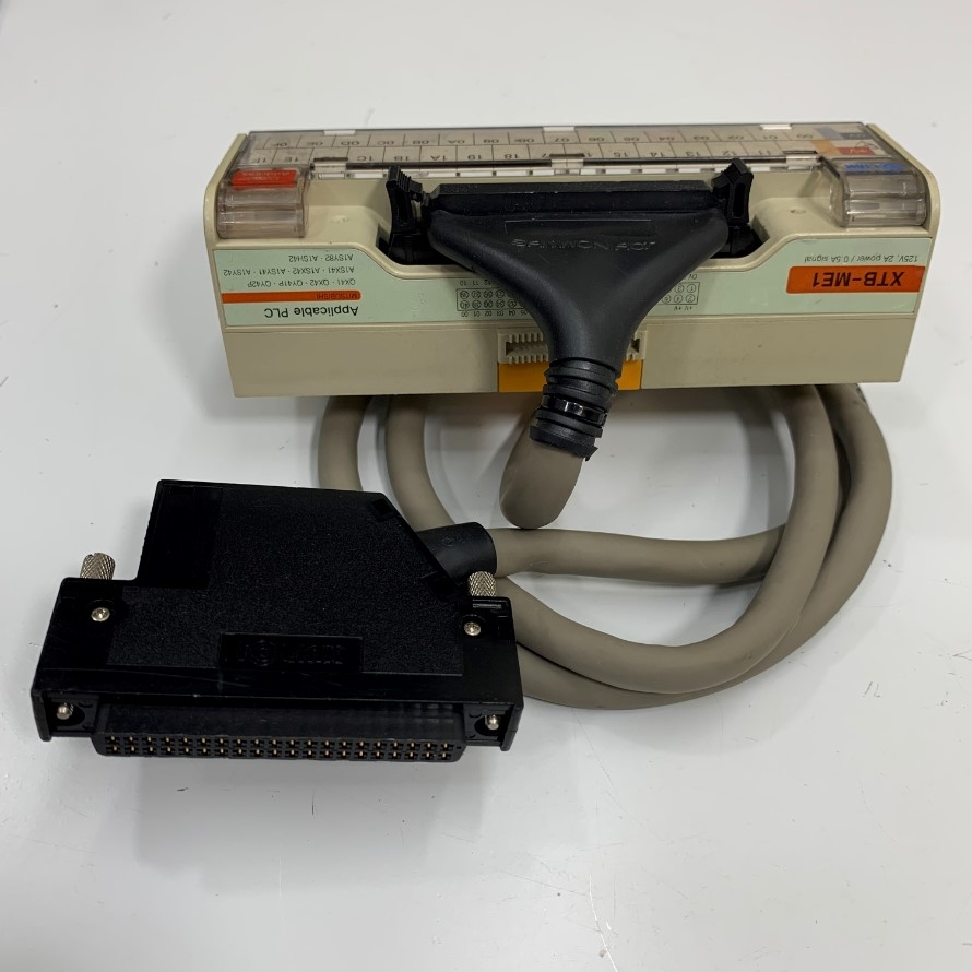 Bộ Cầu Đấu IOLINK XTB-ME1 + Cáp Original SAMWON ACT C40HF-10PB-1 Dài 1M For Mitsubishi PLC Servo Drive Terminal PCB Breakout Board