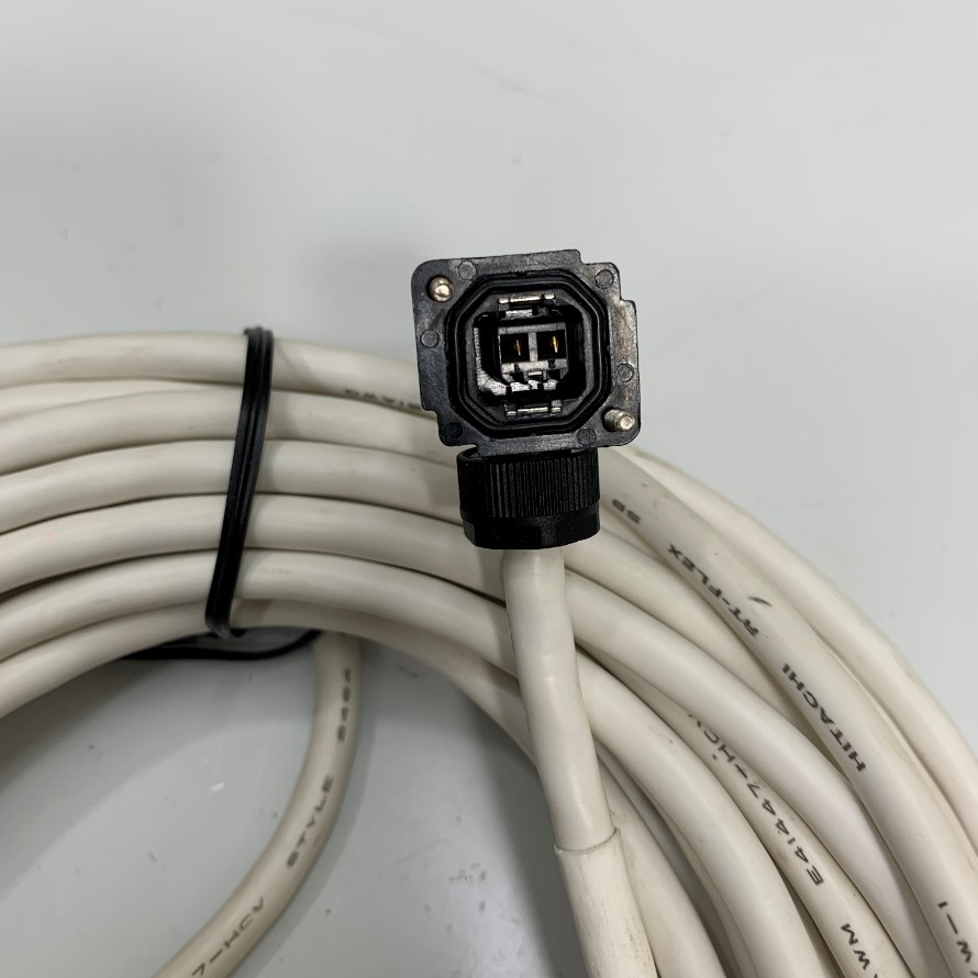 Cáp Phanh Động Cơ Original MR-BKS1CBL9M-A1-L Dài 9.5M 31.6ft Suitable Cable HITACHI E41447-HCV 2C x 21AWG For Mitsubishi A1 Low-power Servo Cable Brake Line in Japan