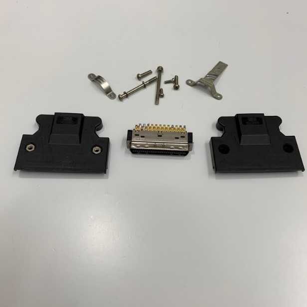 Rắc Hàn 3M 10350 SCSI MDR 50 Pin Male For Servo Motor MR-J3CN1 Yaskawa, Delta, Mitsubishi, Panasonic Jack Connector