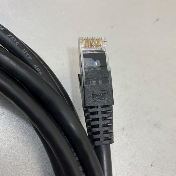 Dây Nhẩy Chuẩn Công Nhiệp TRIPP LITE CAT6 Gigabit Snagless UTP PVC UL 24AWG Industrial Ethernet RJ45 Network Patch Cord Straight Through Cable Black Length 3M
