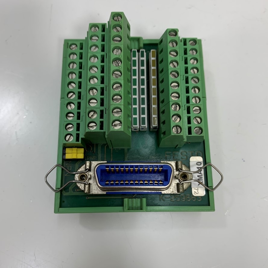 Cầu Đấu Original FESTO K-259663 K-0997 E-A IEEE-488 GPIB 24 Pin Centronics Terminal NT 34035 Phoenix Contact UMK-SE 11,25