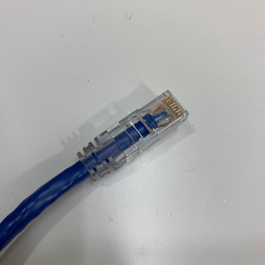 Cáp Mạng Chéo PANDUIT UTP CAT6 RJ45 Patch Cord Crossover Cable Gigabit PVC 24AWG Blue Length 5M For Thiết Bị Công Nhiệp, Viễn Thông Industrial Ethernet Telecommunication