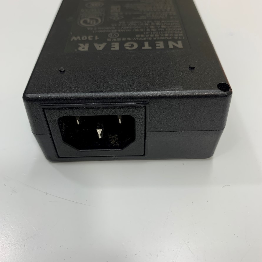 Adapter 54V 2.4A 130W NETGEAR OEM HP PA-1900-2P-LF - 90W 4-Pin Inline Connector Size Molex 4 Pin For Switch POE HPE Aruba J9774A J9780A J9982A