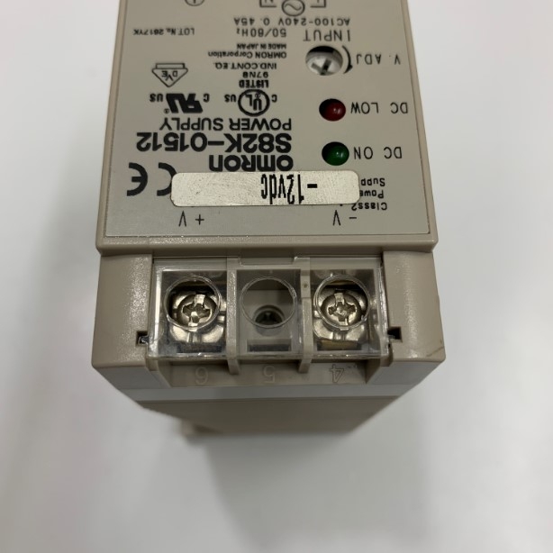 Bộ Chuyển Đổi 12V 2A OMRON S82K-01512 Switch Mode Power Supply 100-240 VAC 50/60 Hz 0.45A