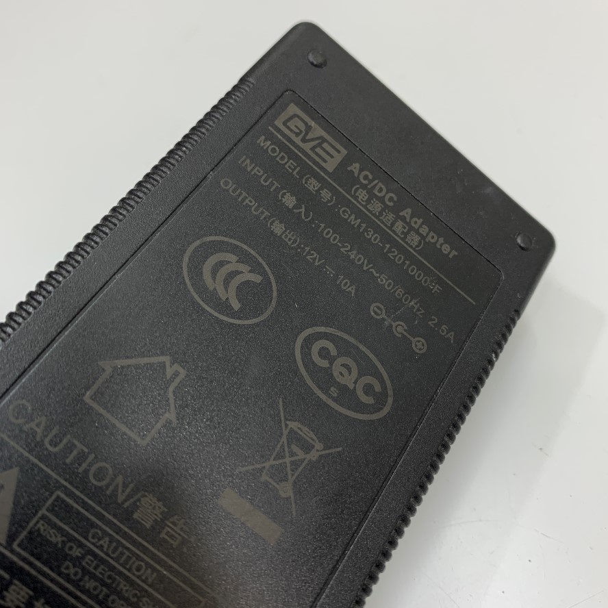Adapter 12V 10A 120W GVE Connector Size 5.5mm x 2.5mm For Máy Tính Tiền Cảm Ứng Scangle All in One Touch Pos Terminal SGT-665