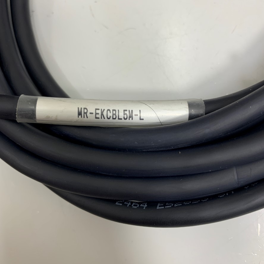 Cáp Original MR-EKCBL5M-L Dài 5M 17ft Connector SM-10P 10 Pin to VW3M8121 1-172161-9 9 Pin Cable E52853 24AWG x 3P 80°C 300V LS Cable in Korea For Mitsubishi Mr-e Series Servo Encoder