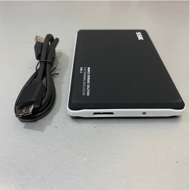 Hộp Đựng Ổ Cứng Gắn Ngoài 2.5 inch Sata HDD Box 3.0 SSK HE-V300 Cáp USB 3.0 Type A to Type Micro B Dài 0.5M