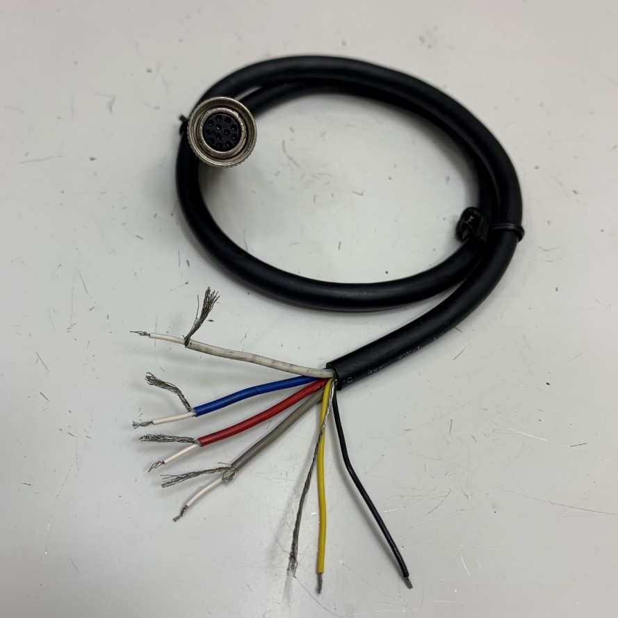 Cáp 0.5M 1.7ft Cable Connector Hirose 12 Pin Female HR10A-10P-12S(73) to 8 Core Open End For Industrial Camera Power/IO Cable Hirose HR10 Series Circular