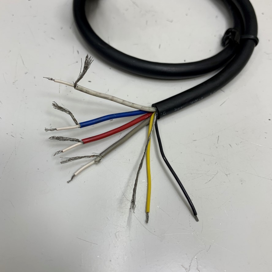 Cáp 0.5M 1.7ft Cable Connector Hirose 12 Pin Female HR10A-10P-12S(73) to 8 Core Open End For Industrial Camera Power/IO Cable Hirose HR10 Series Circular