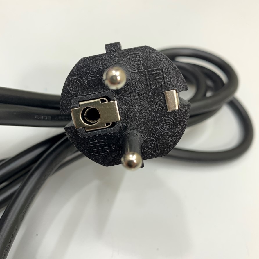 Dây Nguồn Avaya 407786623 6Ft Dài 1.8M AC Power Cord Europe Schuko CEE7/7 Plug to IEC C13 10A 250V 18AWG 3x0.75mm² Cable OD 6.9mm in China