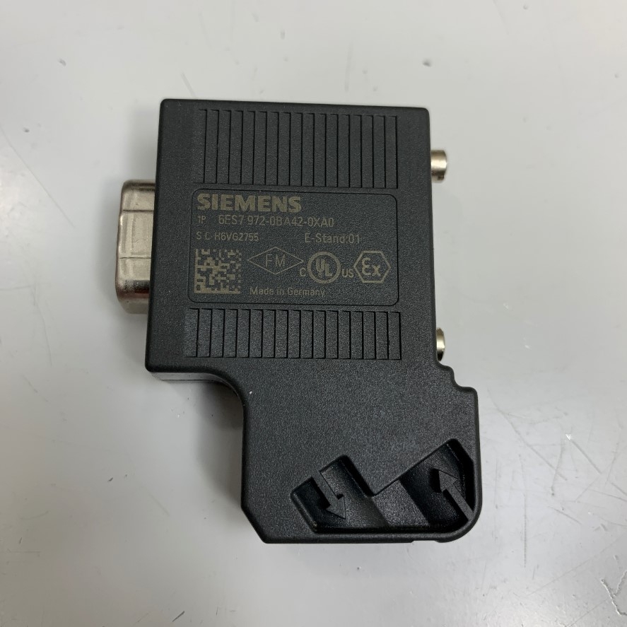 Connector RS485 Bus Original Siemens 6ES7972-0BA42-0XA0 Interface Modules Simatic DP Series Profibus up to 12 Mbit/s With Siemens Simatic S7-200 S7-300 Series PLC CPU